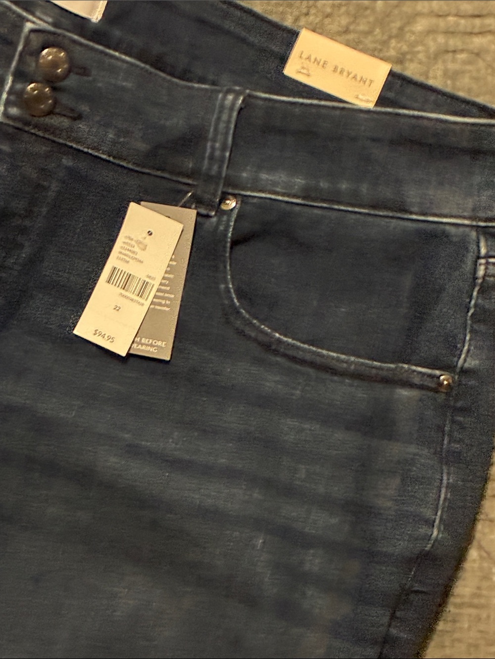 Lane Bryant Dark Blue Wide Leg Women’s Jeans - Picture 4 of 10